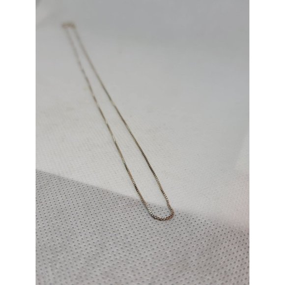 Sterling Silver Box Chain Necklace - Picture 1 of 5